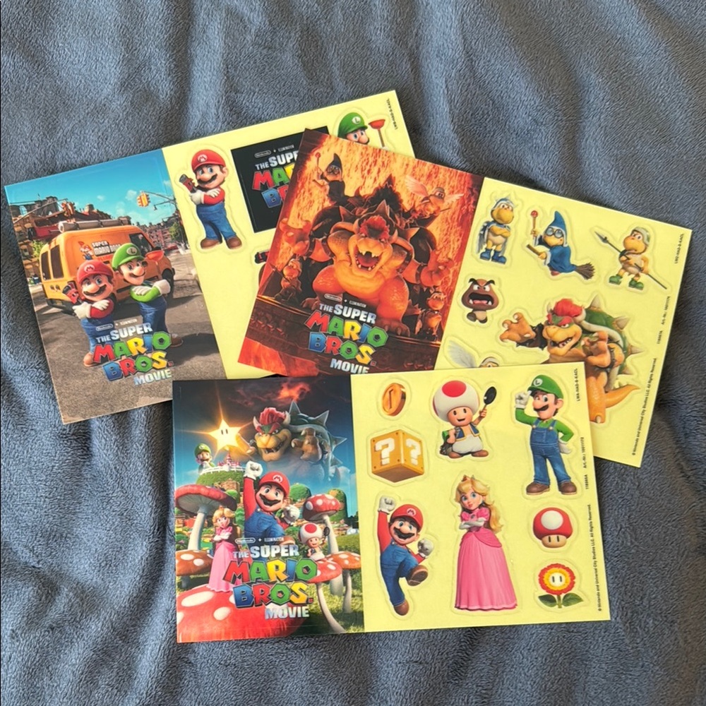 Nintendo Super Mario Movie Stickers